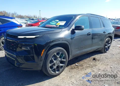 2024 Chevrolet Traverse Awd Rs из США, поврежденный, VIN 1GNEVLKSXRJ204147